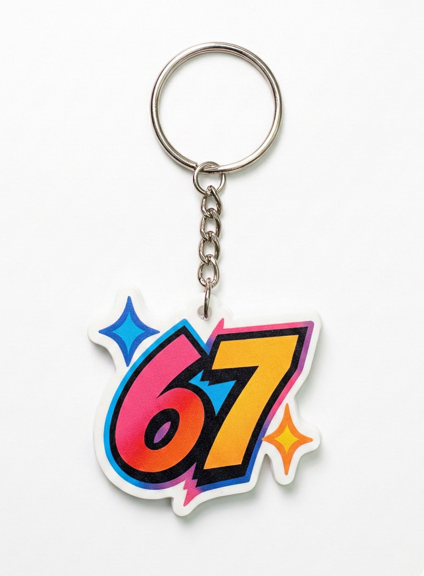 SixSeven Keychain 2 inch